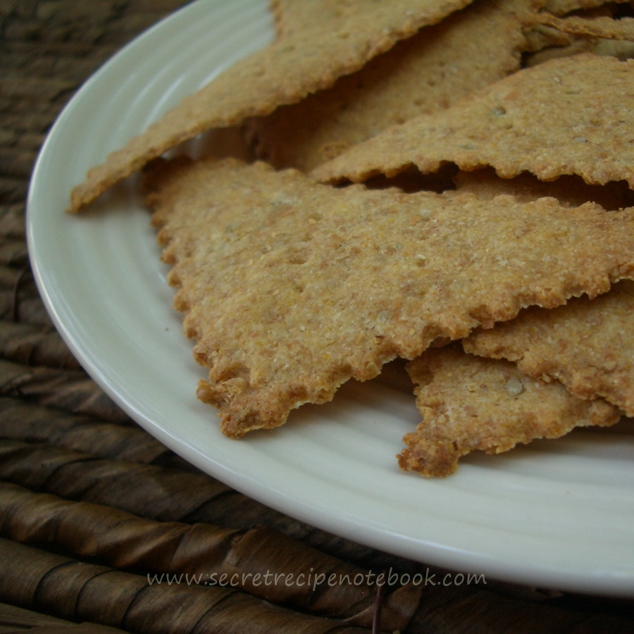 Crispy Whole Grain Crackers Secret Recipe Notebook