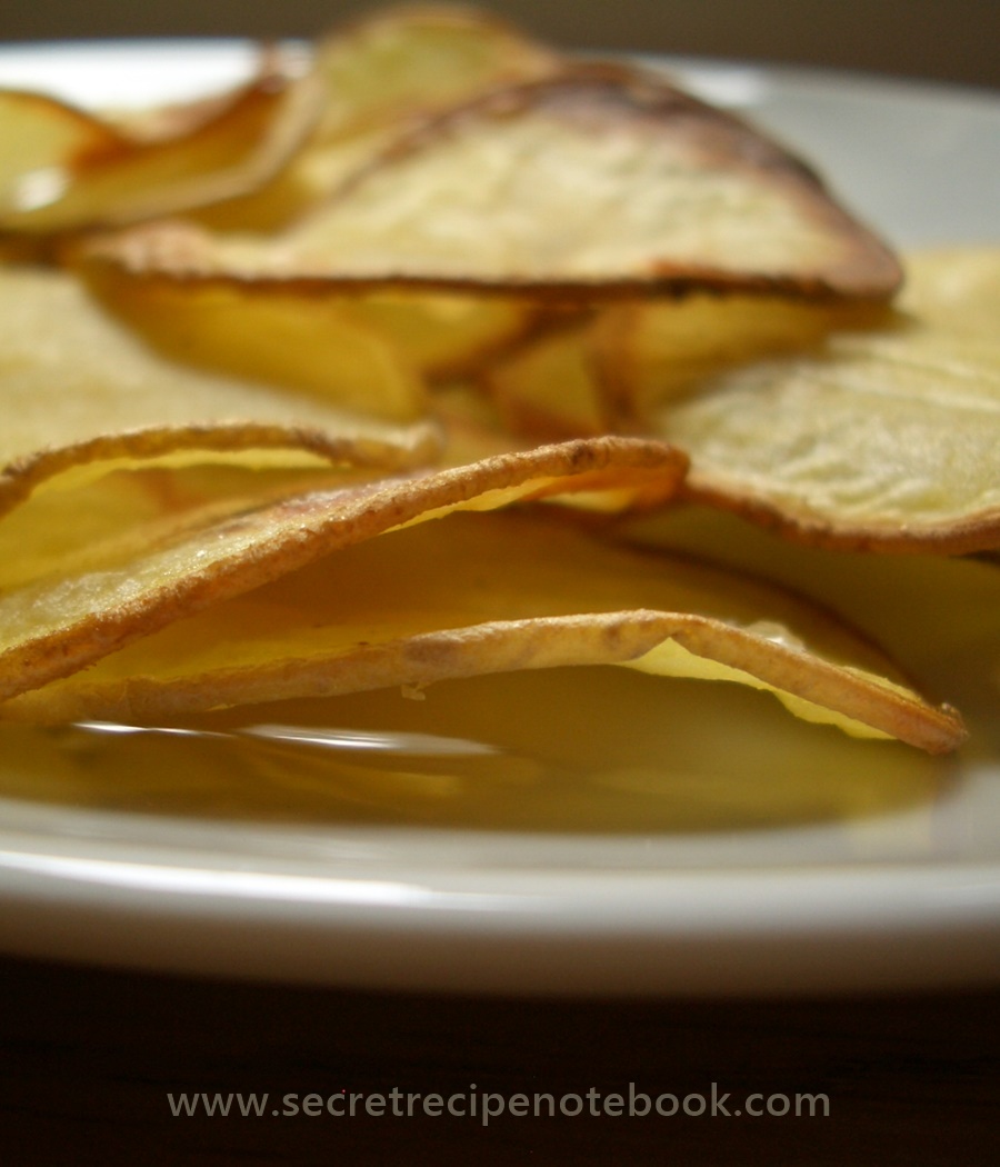 Homemade Baked Potato Chips Secret Recipe Notebook